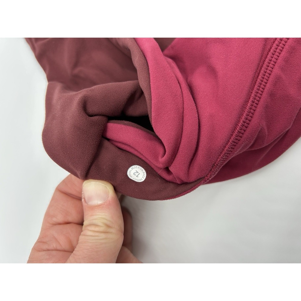 Lululemon Align Reversible Sports Bra Red Women's‎ Size 12 A/B Cup Light Support - Picture 5 of 8